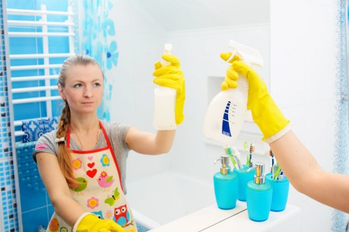 Office cleaning team maintaining a professional workspace in Nottinghill