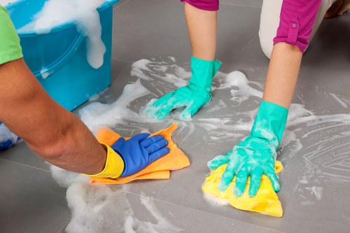 Commercial gutter cleaning near Nottinghill shops and offices